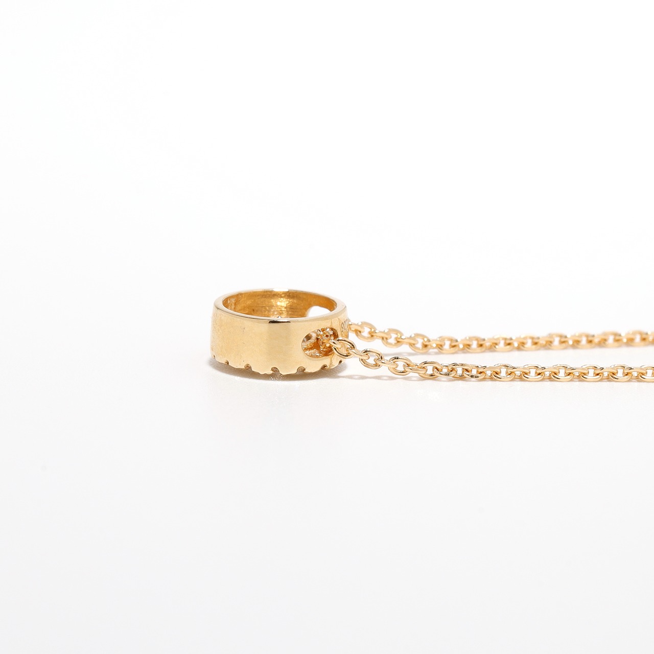 ダイヤモンド デザイン ネックレス K18 / G / SI2 / 0.310ct / 0.060ct