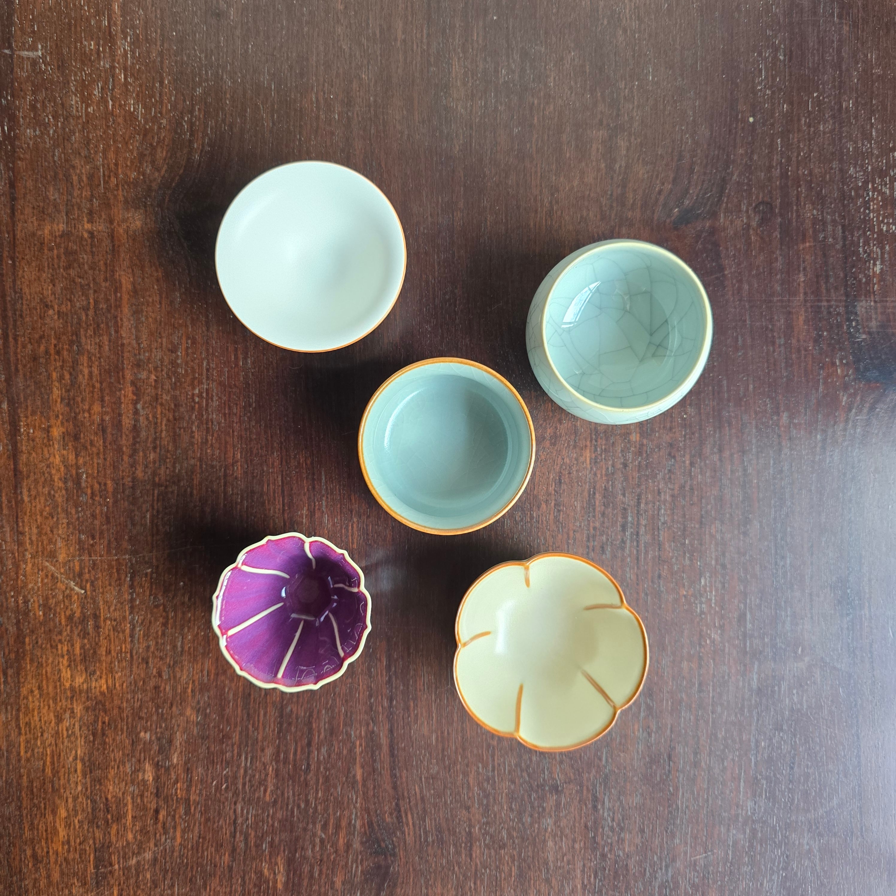五大名窯 茶杯 五客セット | SHIROIRO