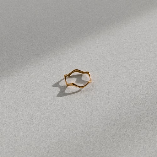 Wave ring   Gold