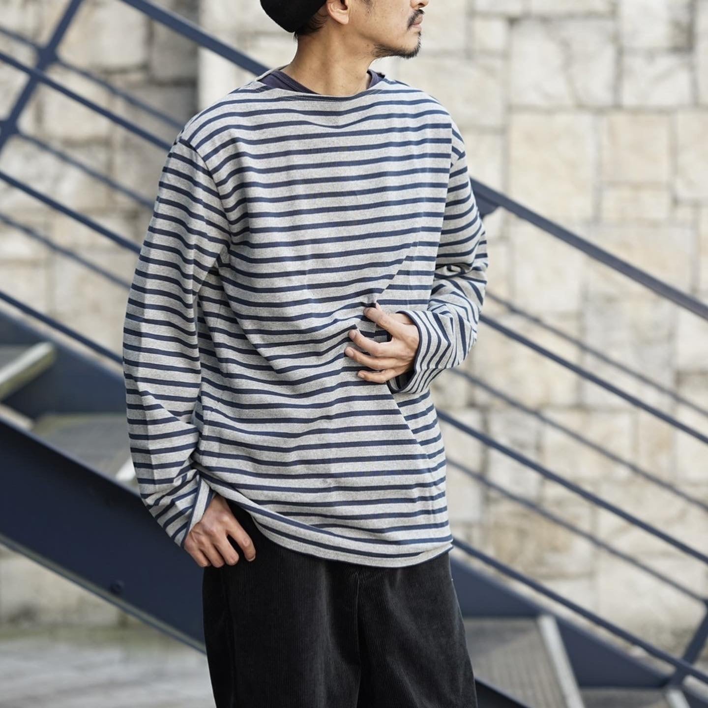 Saint James セントジェームス Quessant Gris Marine Size T1 T6 Signs Saint James セントジェームス Quessant Gris Marine Size T1 T6 Signs