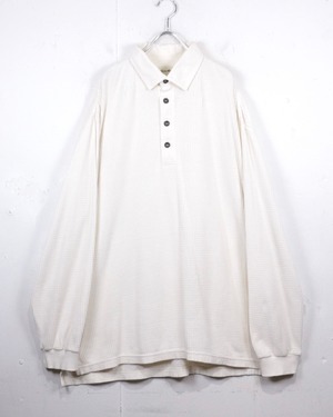 【Caka act2】“Eddie Bauer” Vintage Loose Half Button Shirt