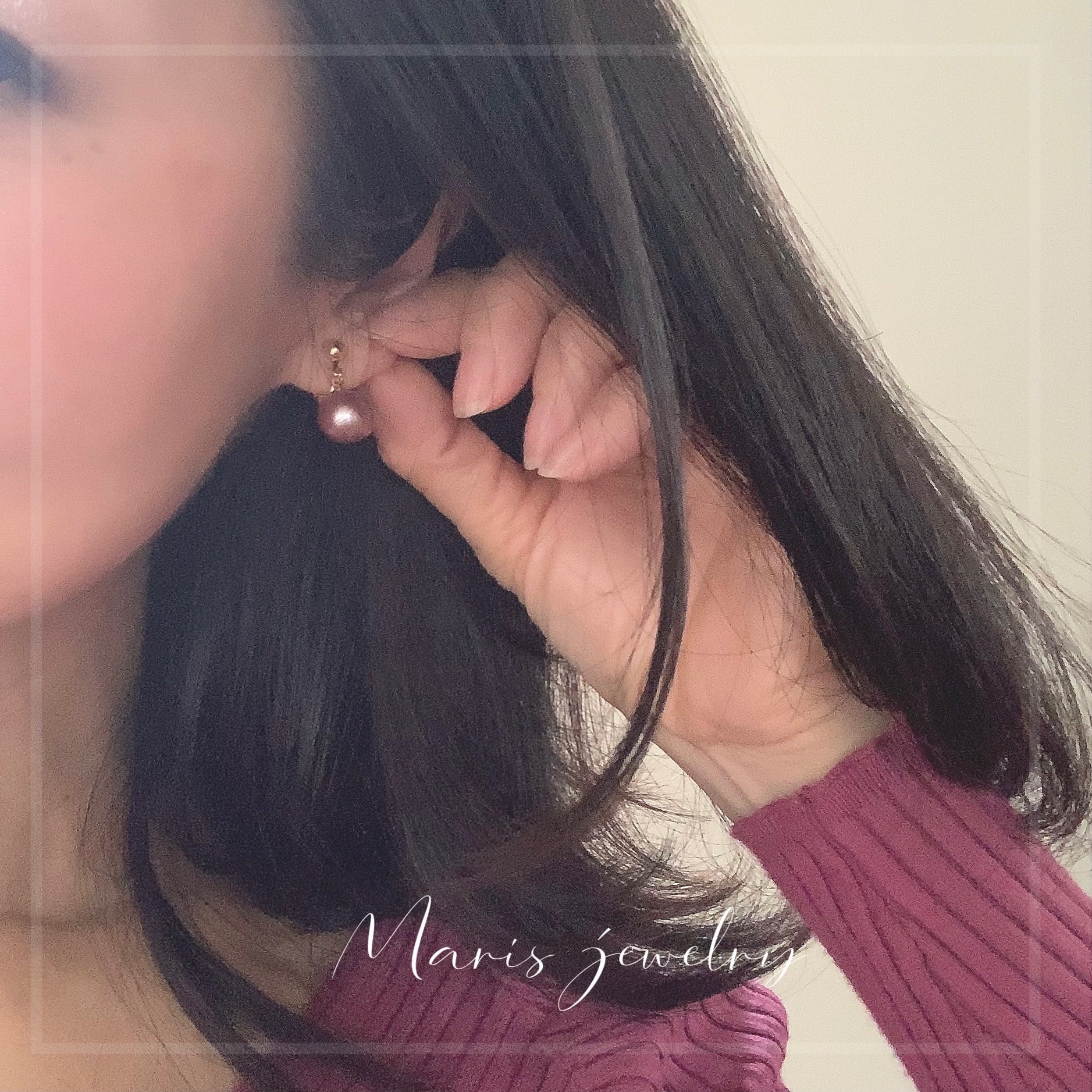 Maris ピンクパールイヤリング | Maris Online shop