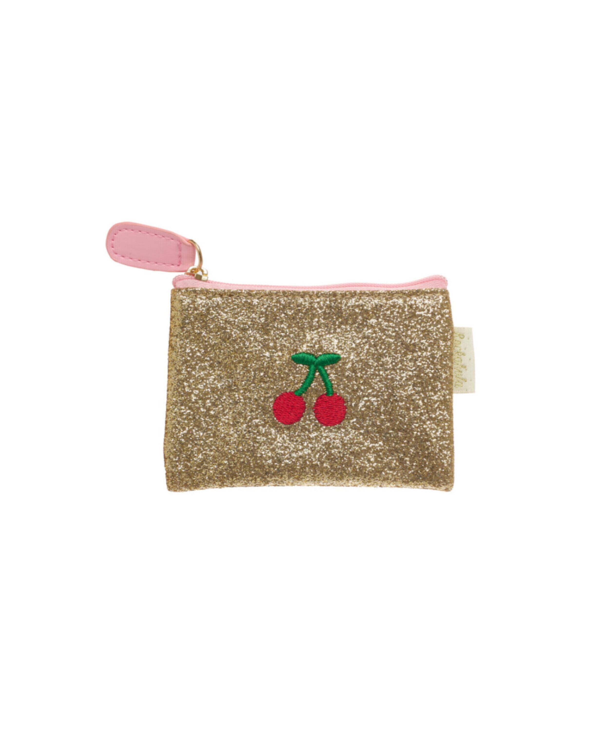 【Rockahula】CHERRY GLITTER MINI PURSE / P261G