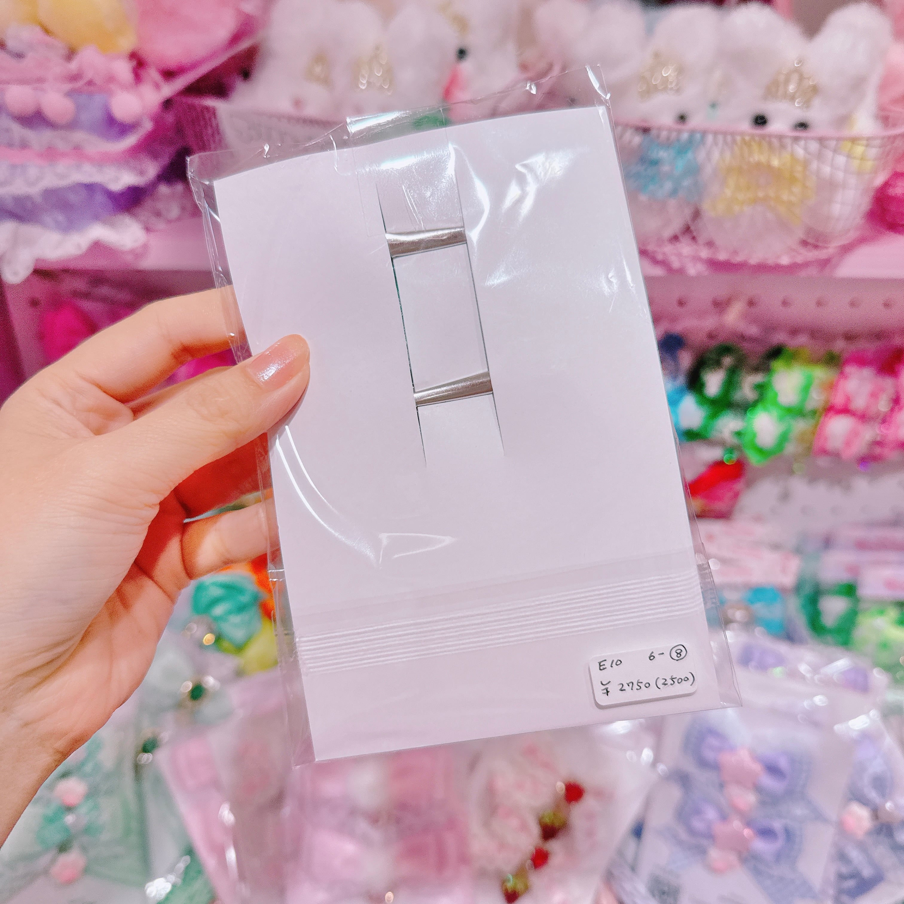 【E10】6-8ツインヘアクリップ