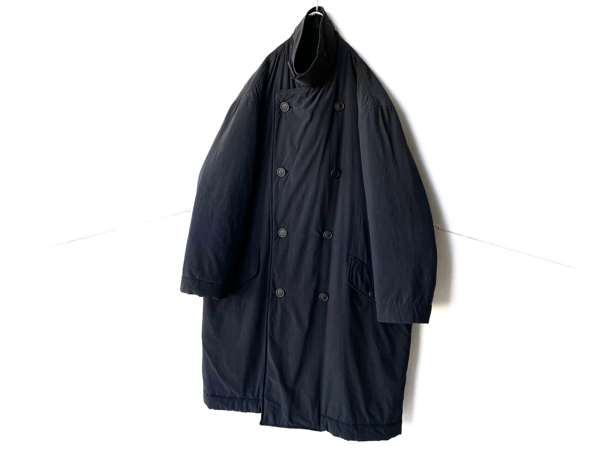 80's Issey Miyake Men コート 羊毛 ブラック イカコート 80's Issey