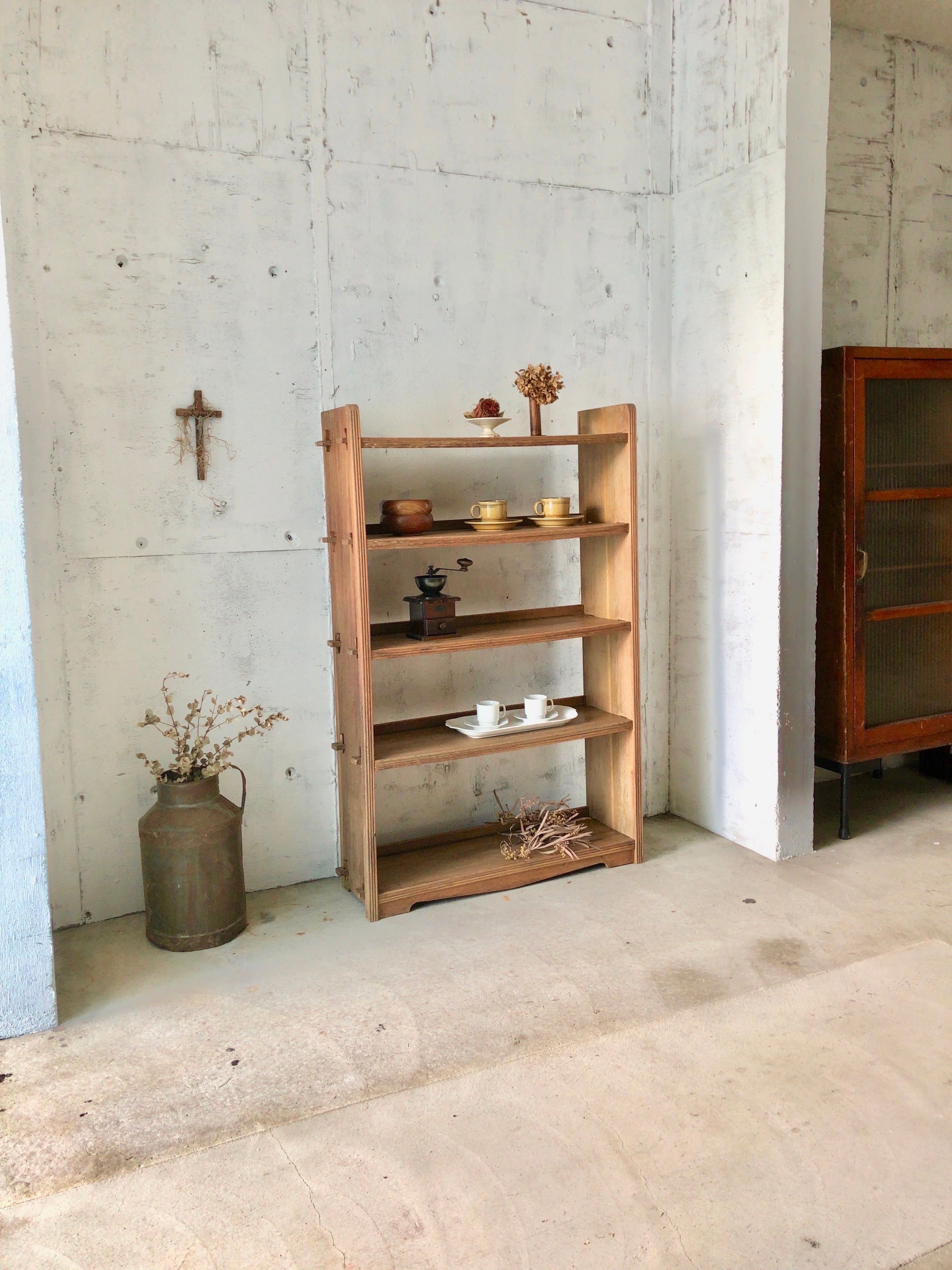 木味のくさび棚［古家具］ | giraffes craft