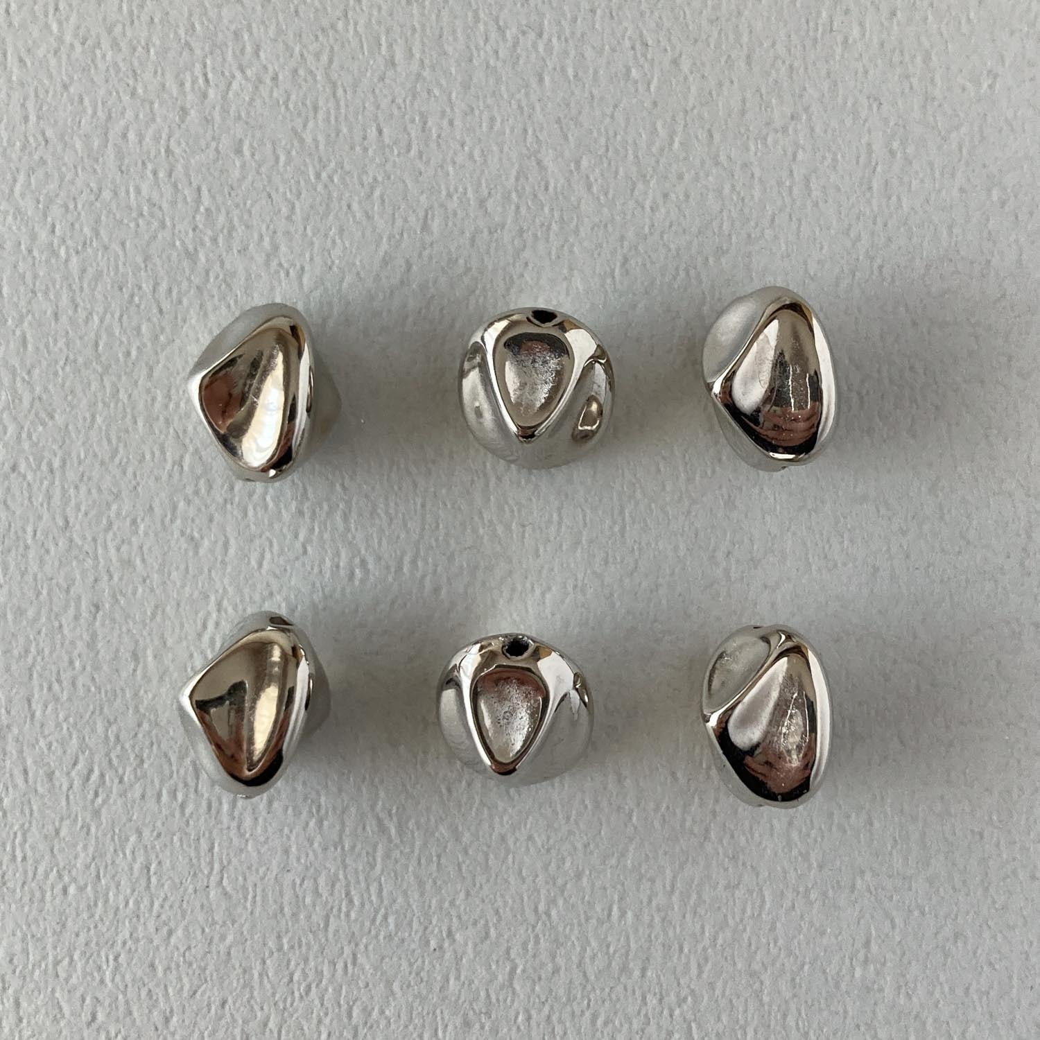 再入荷〉いびつなシルバービーズパック （6p） | Dua-アクセサリー