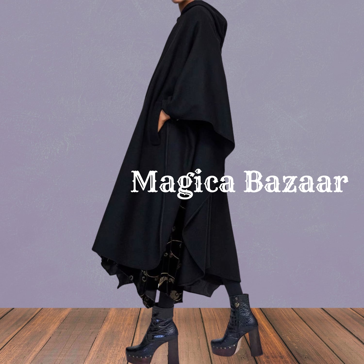 闇に潜む魔導師のパーカー M22542 | 奇妙な洋装雑貨店 Magica Bazaar