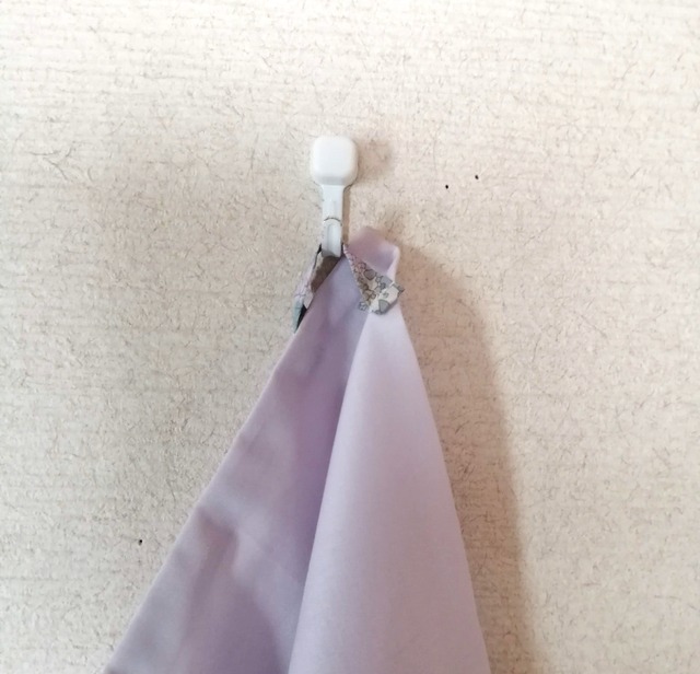 お着替えフェイスカバー【綿ローン×リバティプリント＜Michelle＞(ミッシェル)【ラベンダー】