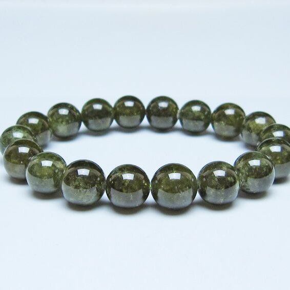 ツァボライト ブレスレット 11mm 一点物  111-49794
