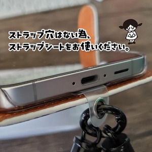 パパへのプレゼントに♥猫さん手帳型スマホケース★デニム柄（猫 ネコ ねこ 愛猫写真で♪）