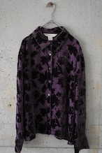 Mixed-material shirt
