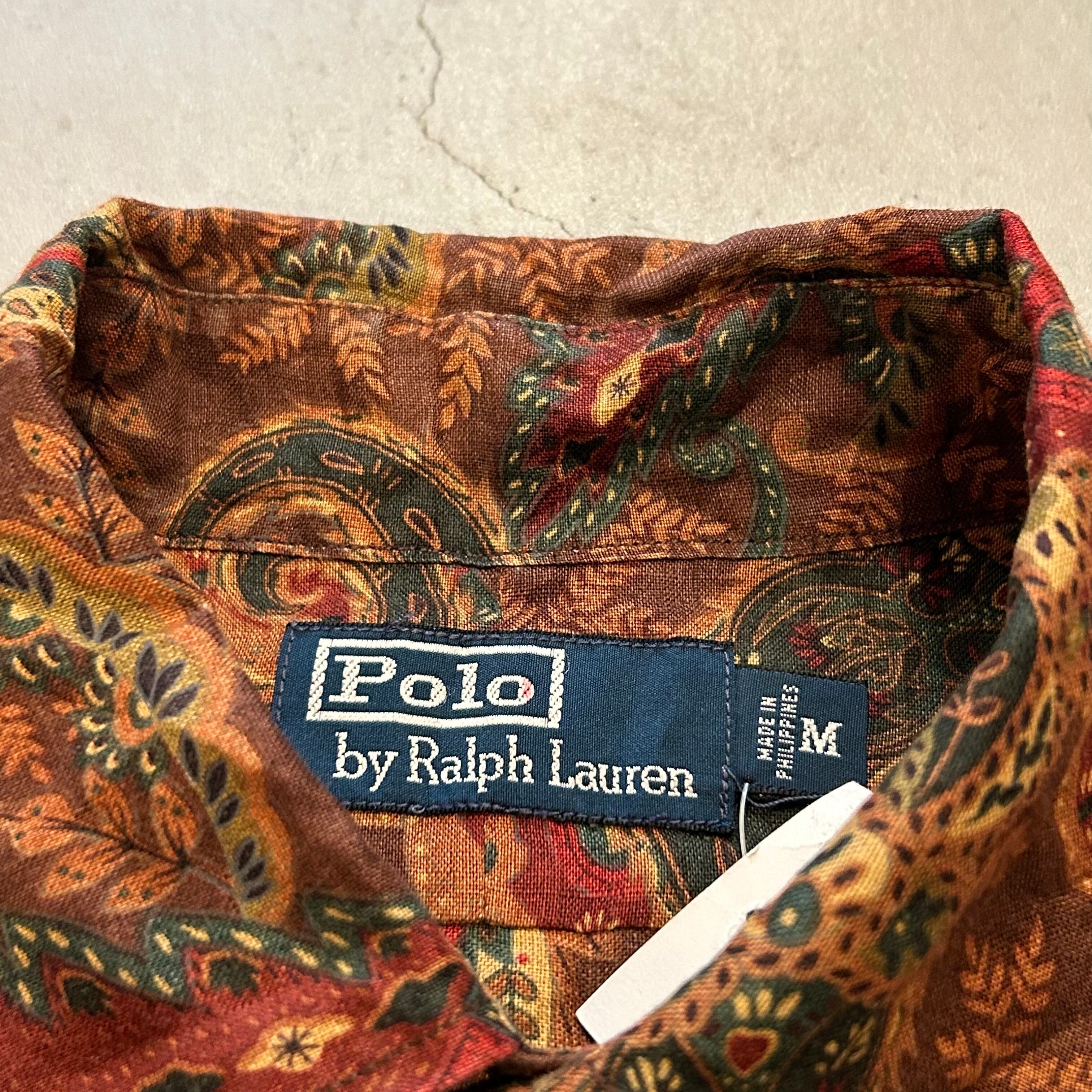 90s Ralph Lauren Polo Shirt PAISLEY M！ 90s POLO Ralph Lauren paisley button shirt【高円寺店】 | What'z up