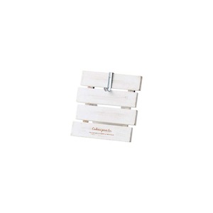 【人気】PASEO 木製リーススタンド ホワイト 15×2×15.5 展開サイズ:15×7×14.5cm WF-120WH