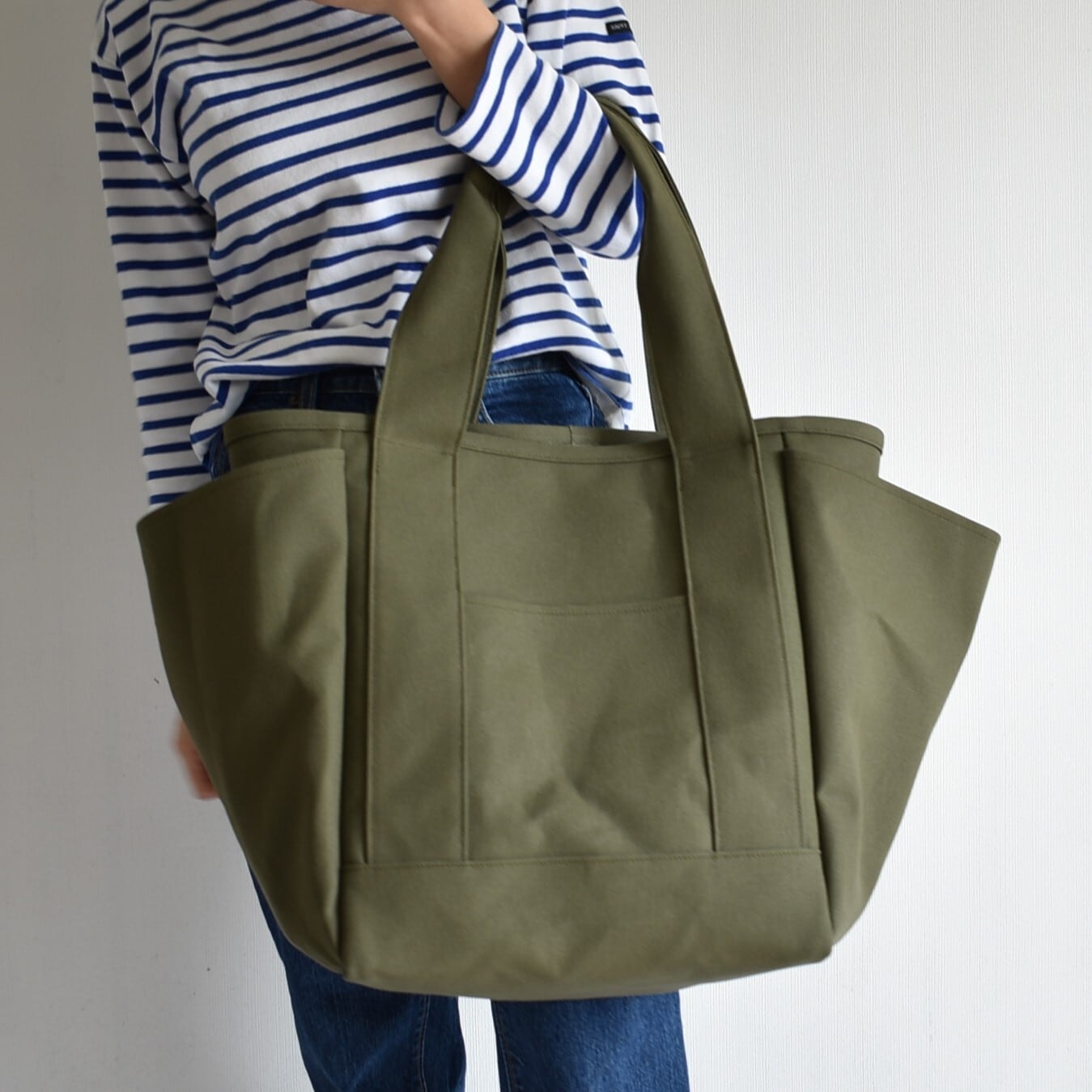 STYLE TOTE BAG (オリーブ/カーキ) | cherie aimer trip（シェリ エメ