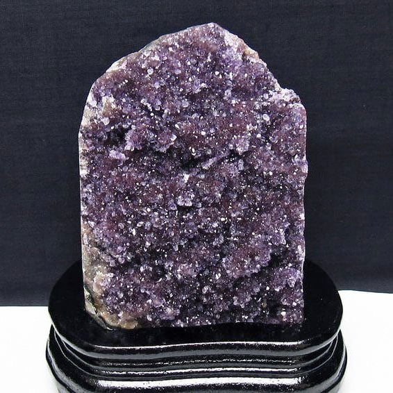 アメジスト クラスター ウルグアイ産 アメジスト 原石 amethyst 台座付属 花型 一点物 182-7100