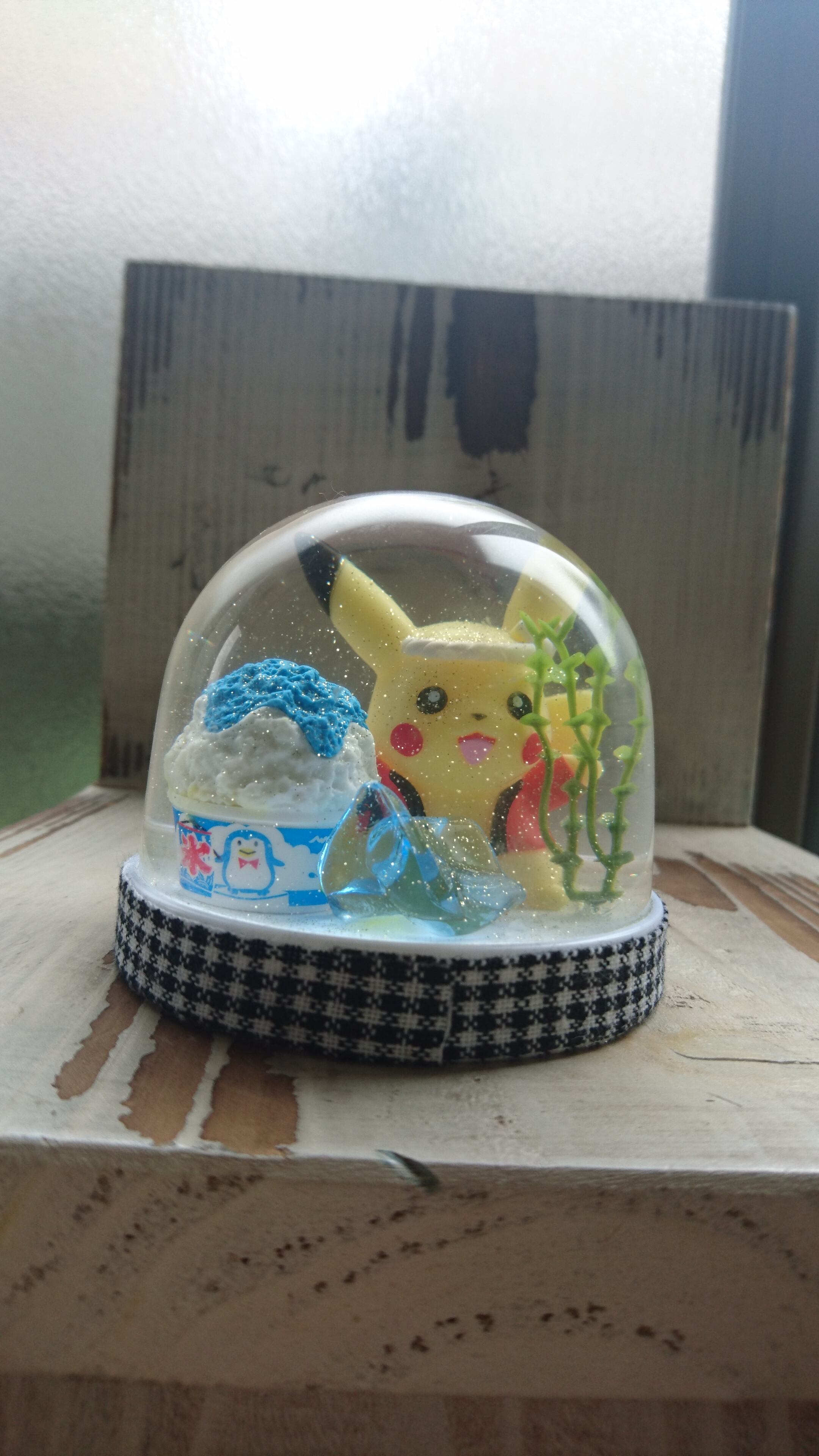 手作りスノードーム ピカチュウ Tontonmura