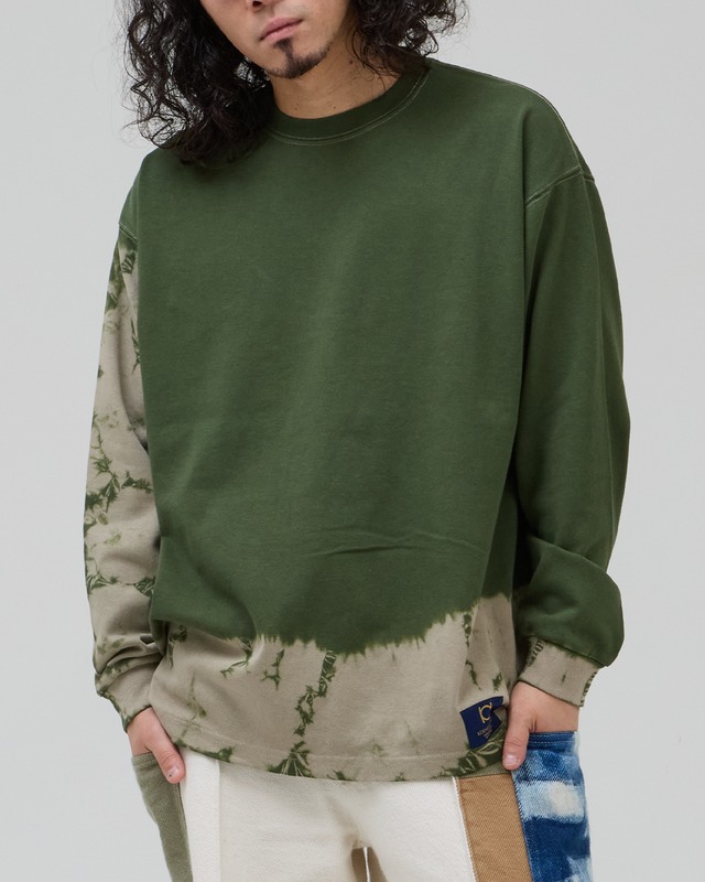 【数量限定】タイダイL/S T-shirts 太古の森