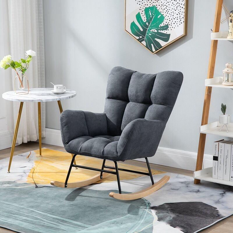 ロッキングチェア ふかふか 座り心地 快適 北欧 おしゃれ パーソナル