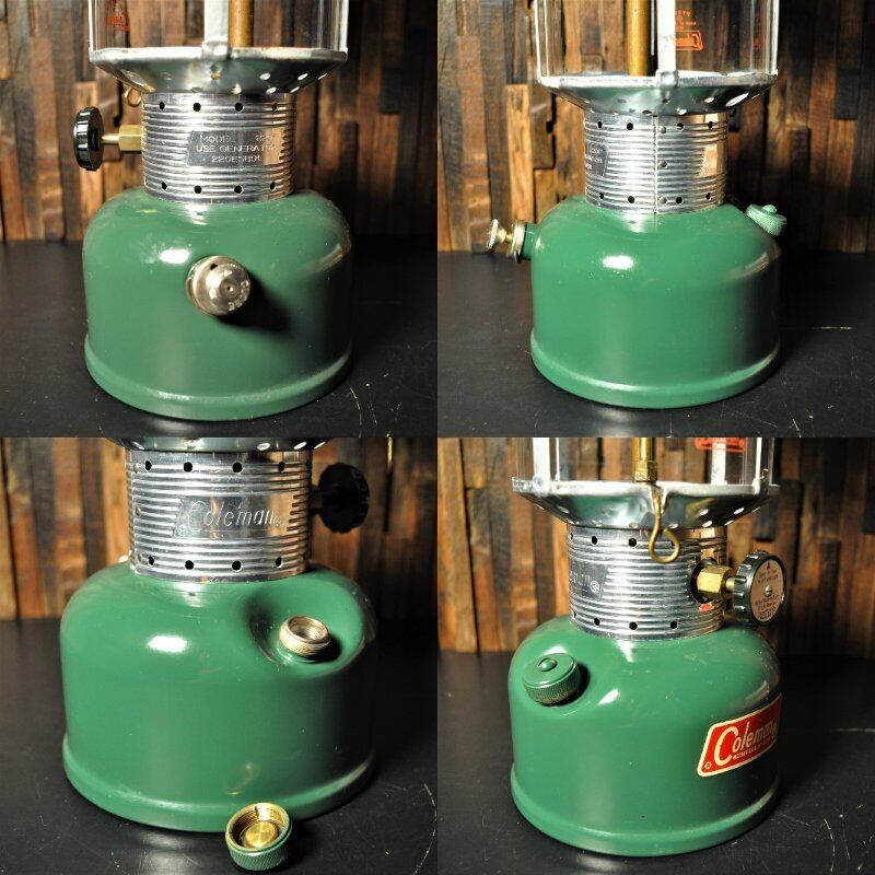 コールマン　ランタン　220F 195 コールマン 220F後期 1972年4月製造 ツーマントル ランタン COLEMAN