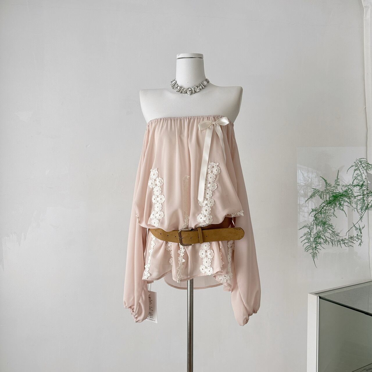 【tops】立体フラワートップス M32855