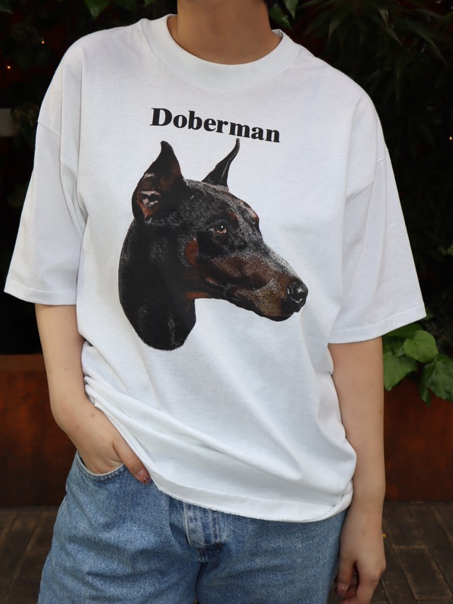 animal tee''Doberman''【6222】