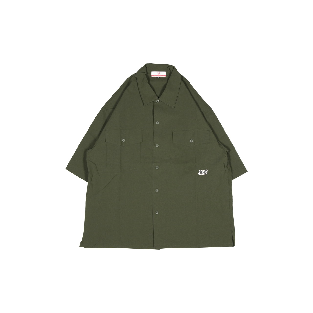 LOGO Reflector Tech Loose Fit Shirt [OLIVE]