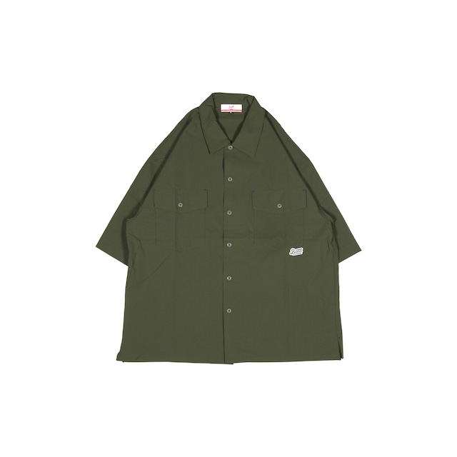 LOGO Reflector Tech Loose Fit Shirt [OLIVE]