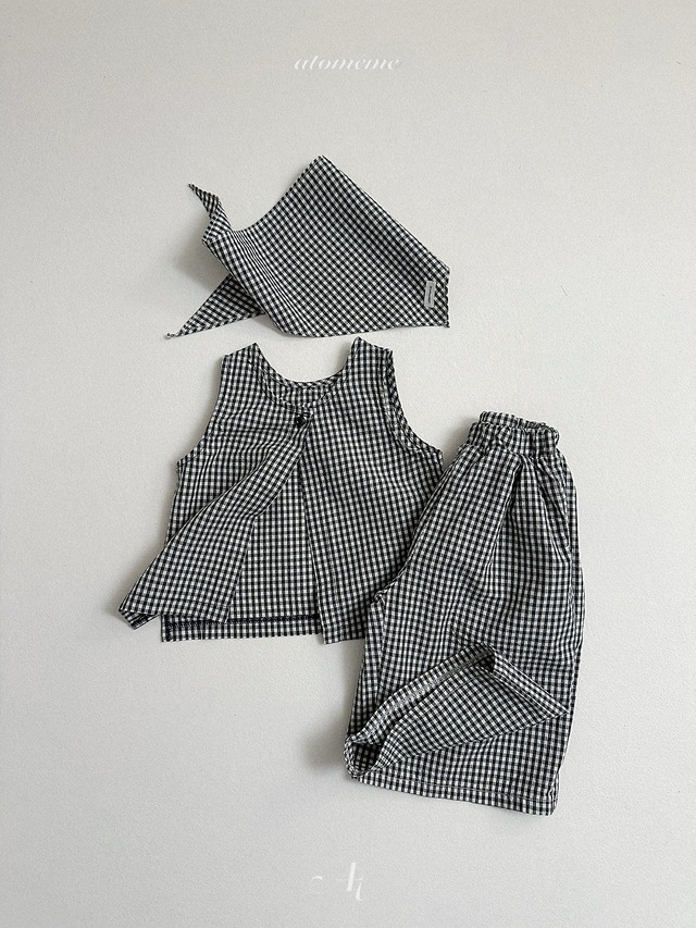 〘予約〙atomeme / Muse Check scarf