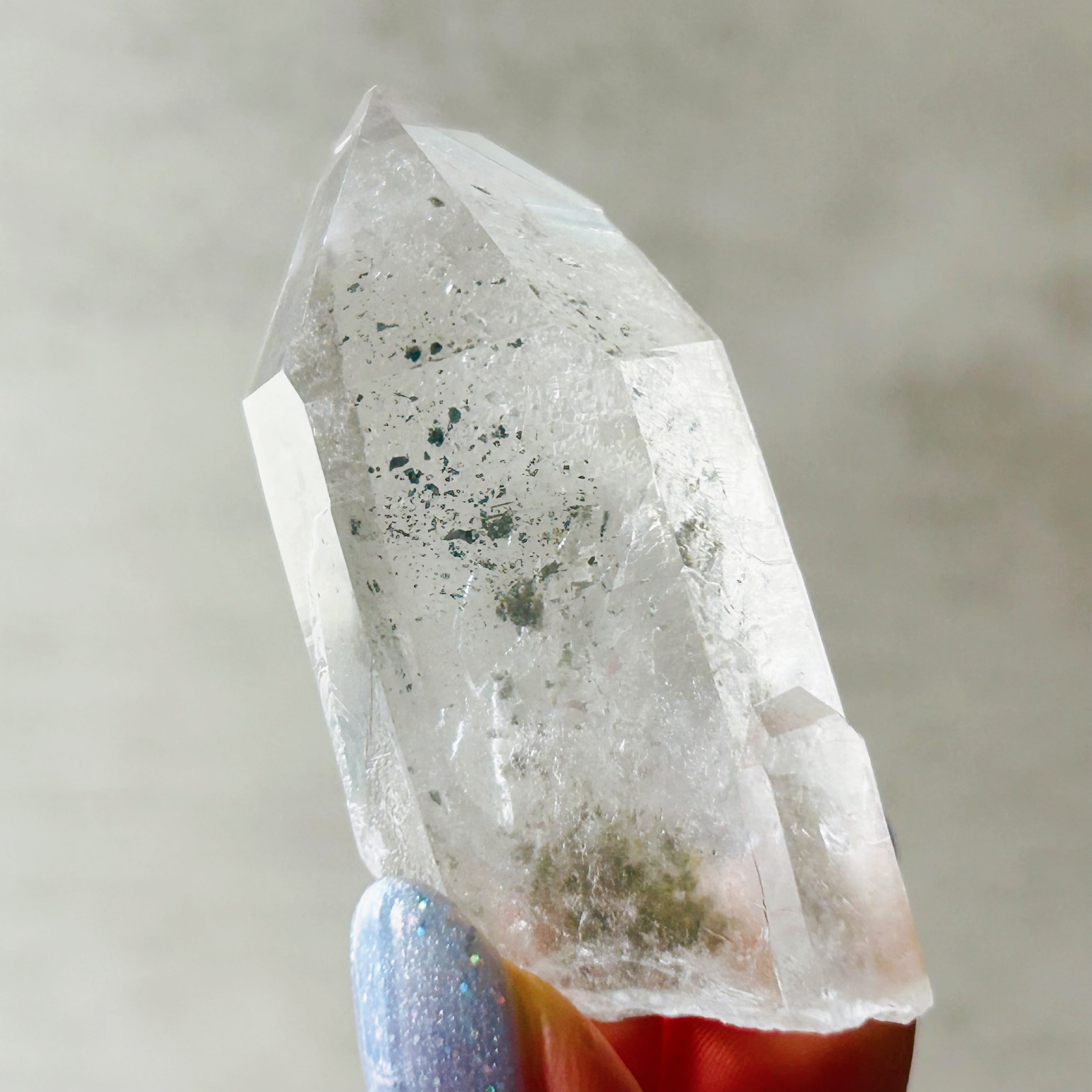 天然 ブラックトルマリン・イン・クォーツ スフィア 約9cm