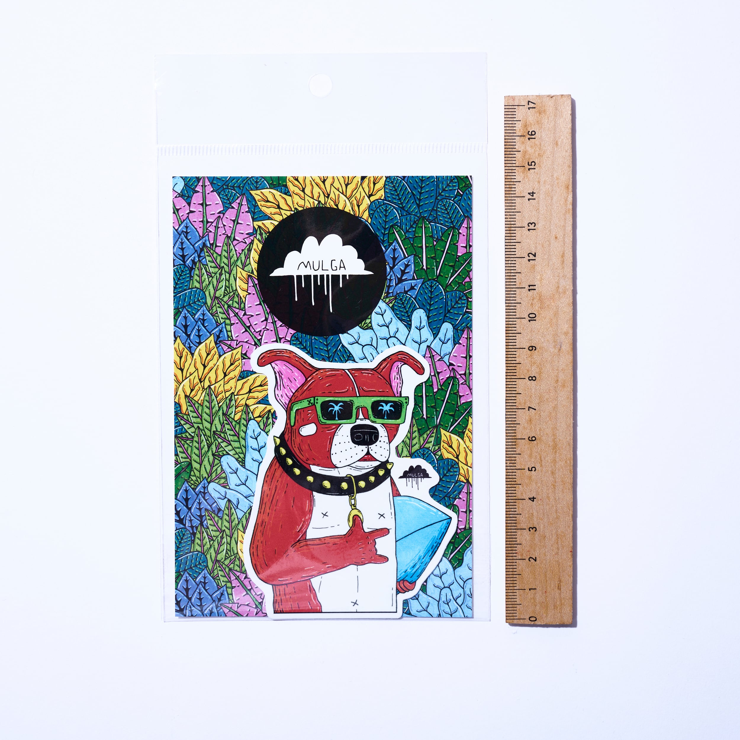 ステッカー/S-S-14_Danny the Dachshund | MULGA THE ARTIST ASIA