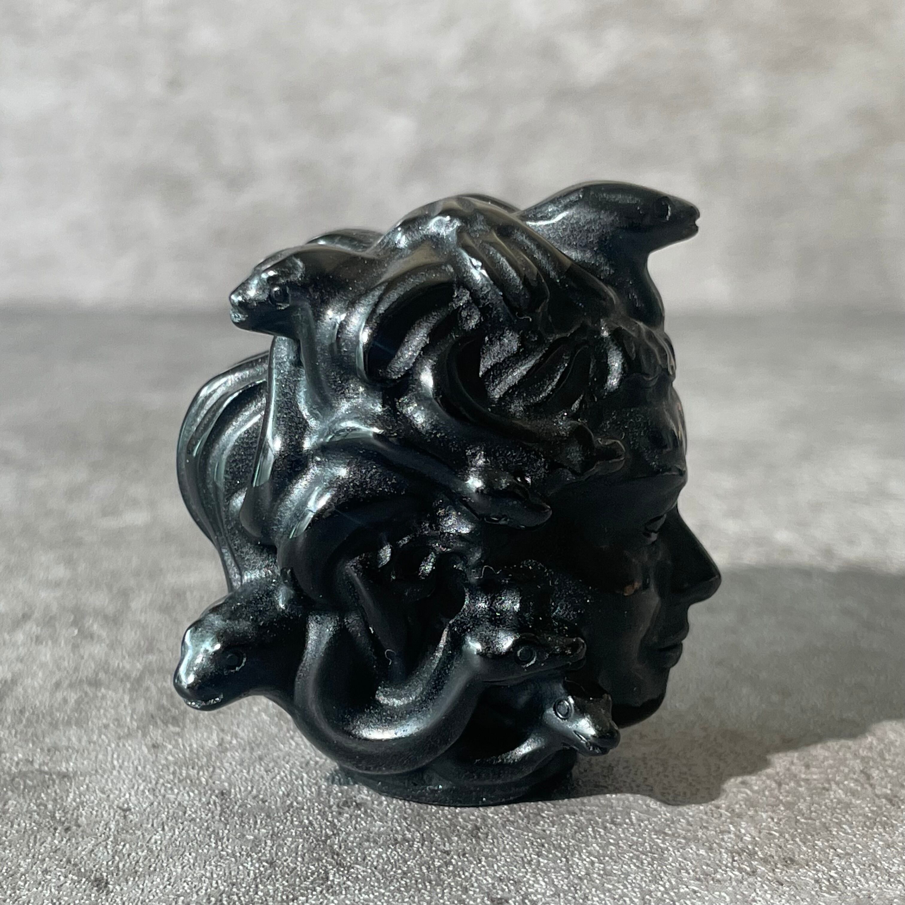 Black Obsidian ブラックオブシディアン|Medusa メデューサ|天然石