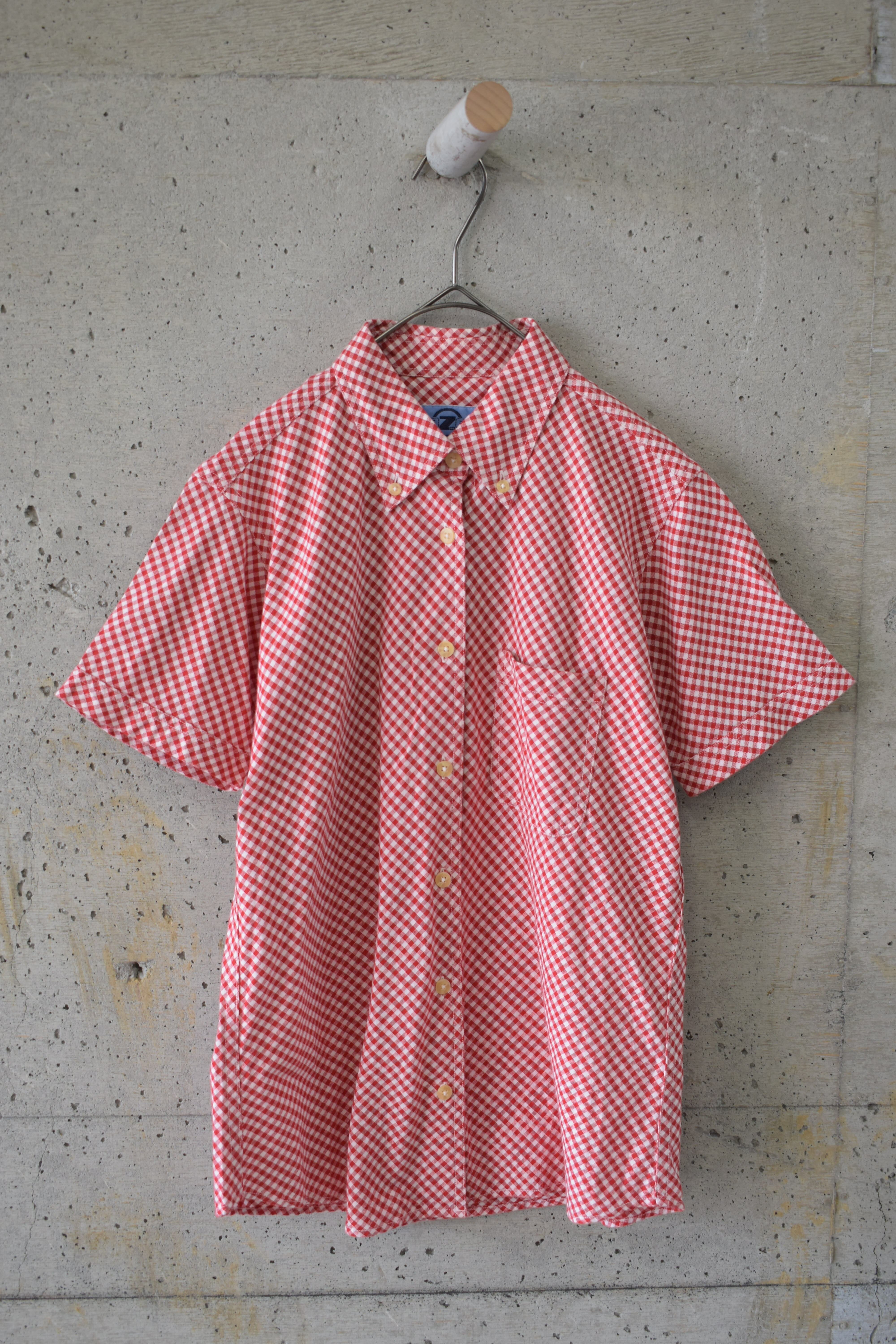 Gingham check shirt