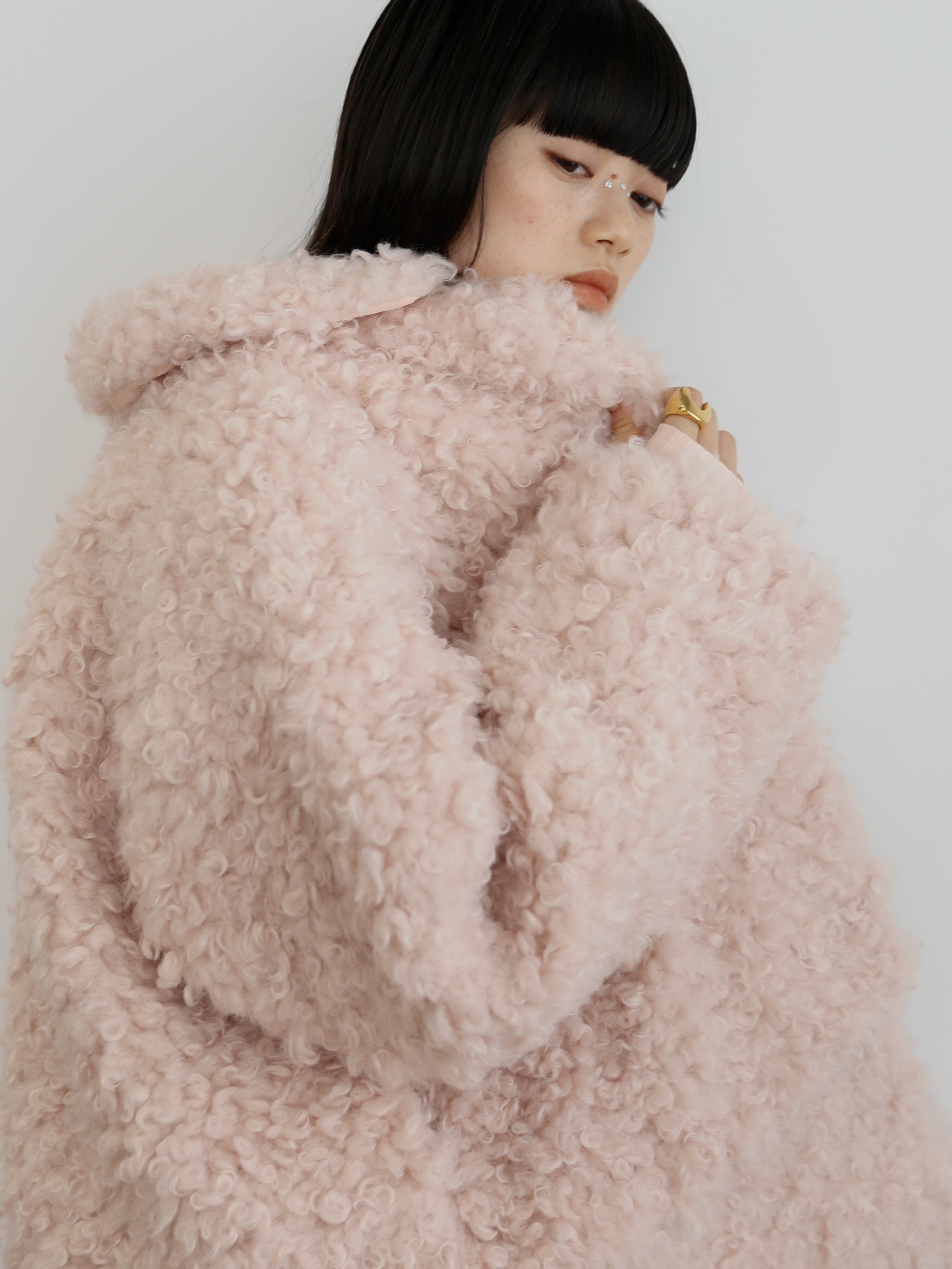 Katrin Tokyo / 4way eco fur coat（ivory）