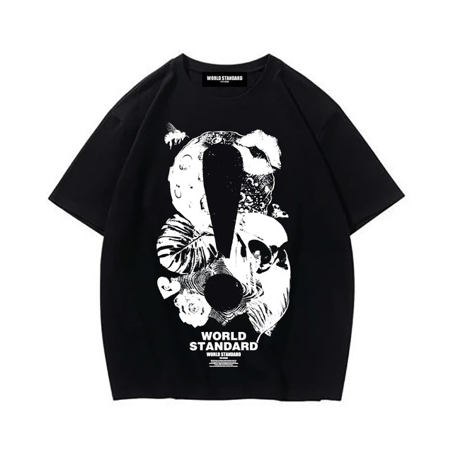 WORLD STANDARD/クルーネックプリントTシャツ/WSHT-069