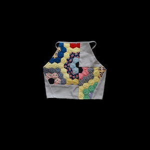 Re; project / 【Halter Panel Top  meets Denim】1930s American Grandma Patchwork Quilted
