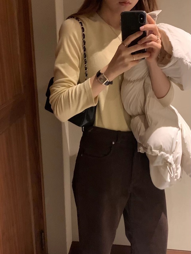 (OUNCE) dove wool tencel tee / 3color