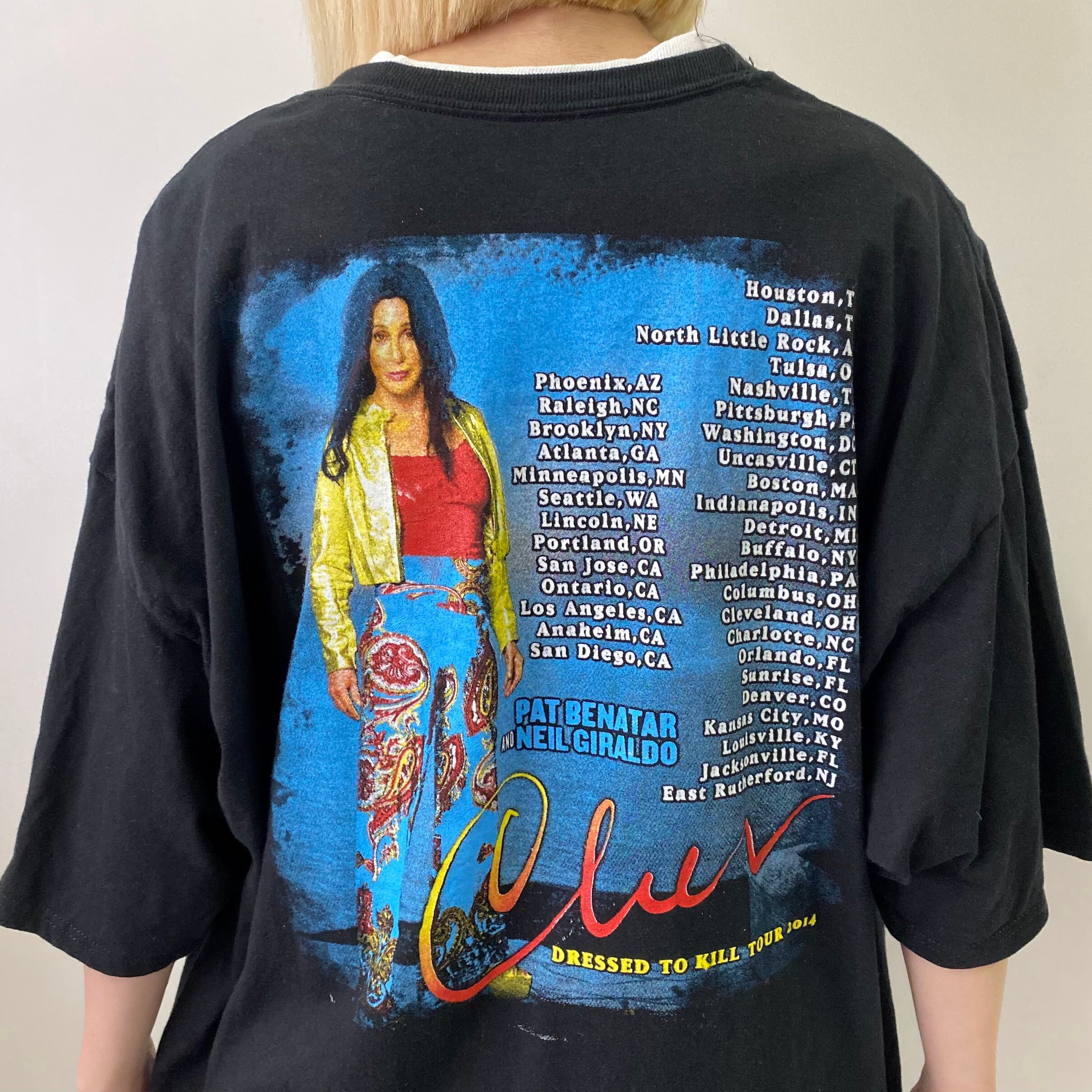 古着 CHER Tシャツ XL 古着 USA製 CHER 「Living Proof Farewell Tour