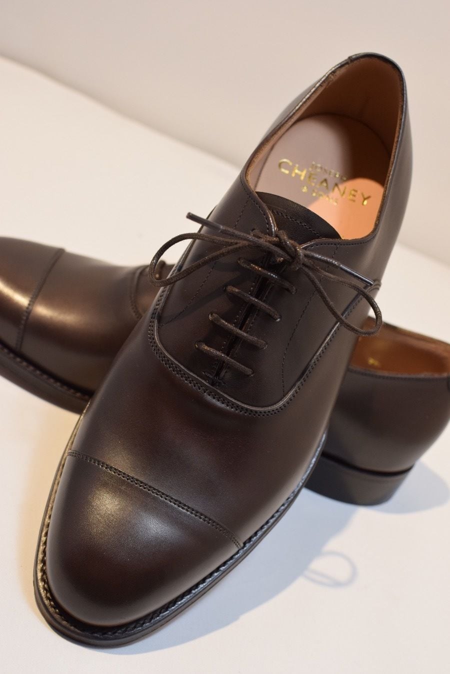 Joseph Cheaney / DINGLEY / Cap Toe Shoes / Mocha Burnish | UNION