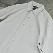 design silk shirt light gray
