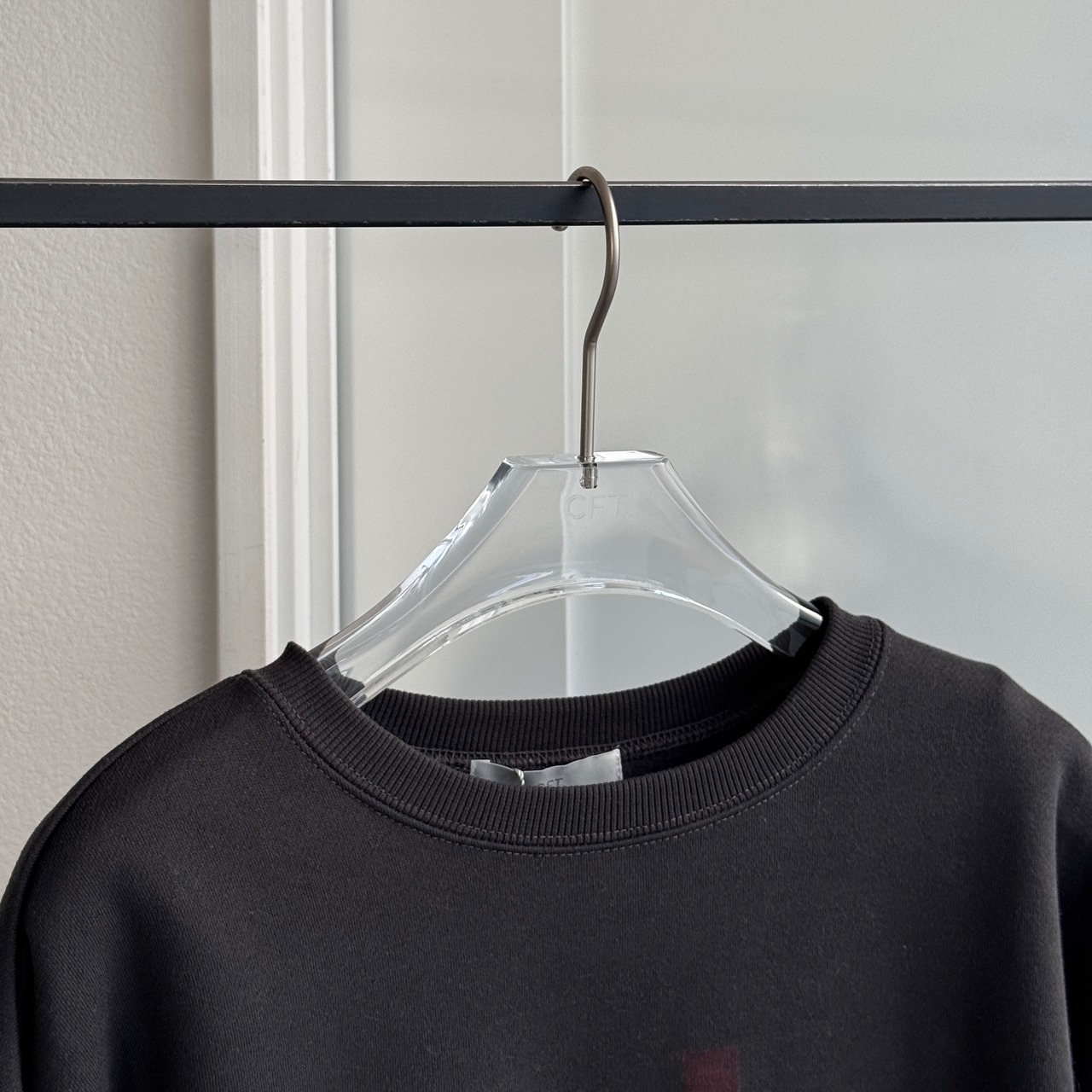 【鹿児島先行販売】[EVOKE]裏起毛スウェットPO/チャコール