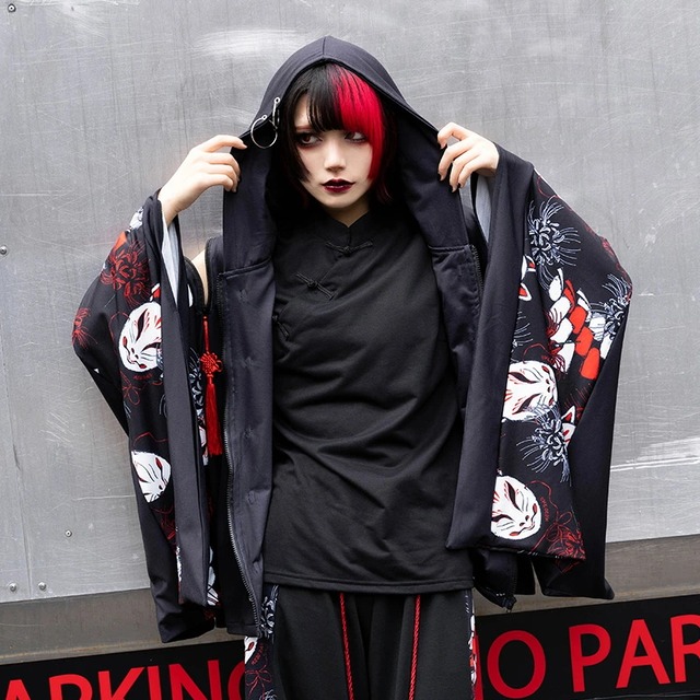 地雷系女子 病み可愛い ゴスロリ ジャケット 着物 パンク ロック 原宿系 ファッション 病みかわいい 和風 漢字 ヒガンバナ 地雷系 バンギャ ストリート系 10代 代 モード系ファッション専門店 With U 地雷系女子 病み可愛い ゴスロリ ジャケット 着物 パンク ロック 原宿系 ファッション 病みかわいい 和風 漢字 ヒガンバナ 地雷系 バンギャ ストリート系 10代 代 モード系ファッション専門店 With U