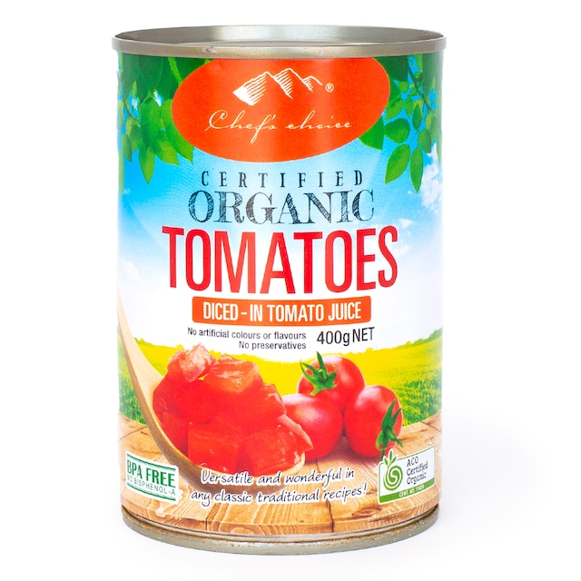 シェフズチョイス 有機トマト缶 400g (カットトマト)
