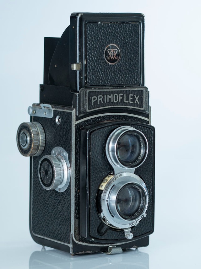 【使えるジャンク】二眼レフカメラ　PRIMO FLEX Ⅱ ？　プリモフレックス２？【送料無料】