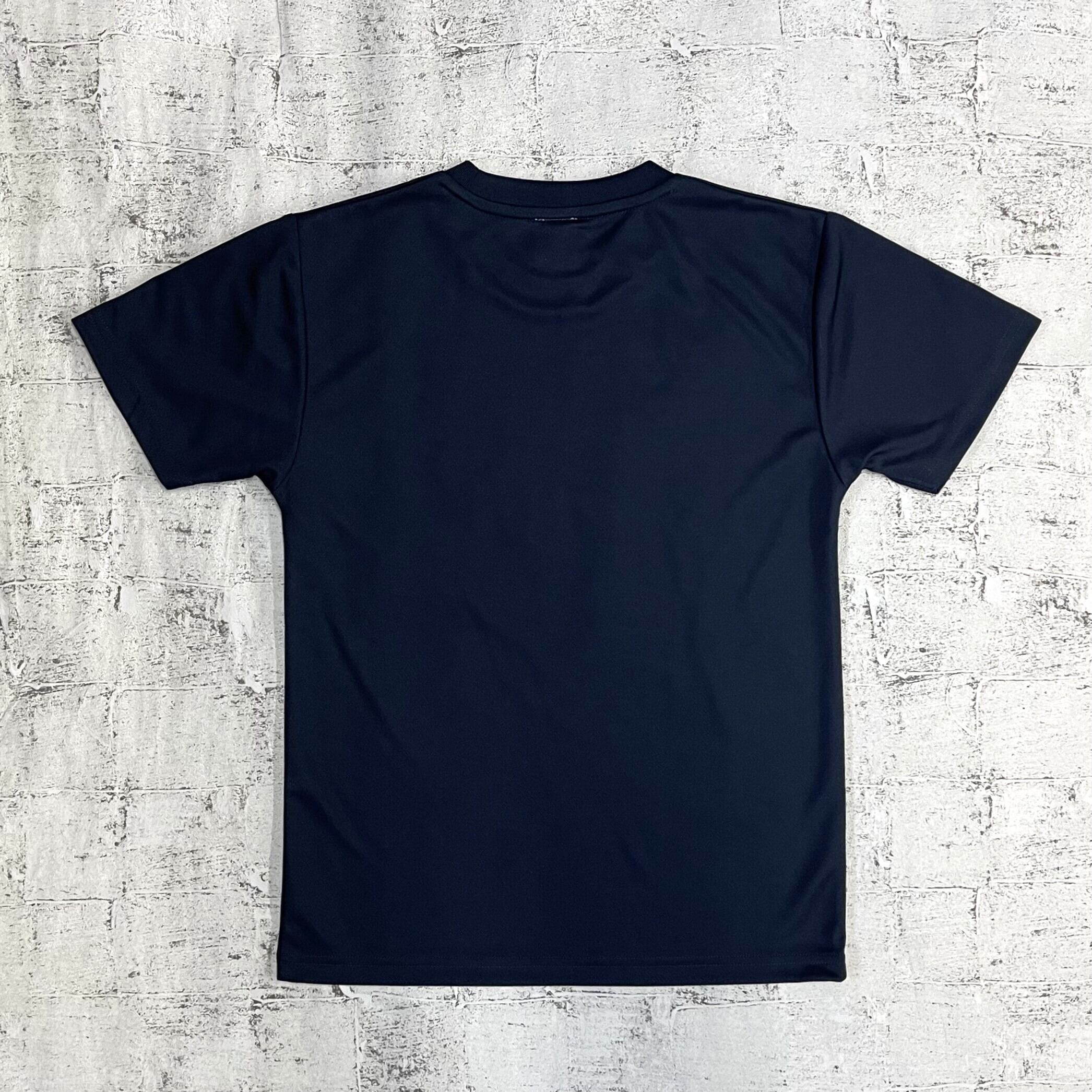 ジュニア ドライTシャツ 25JTB【navy × orange】