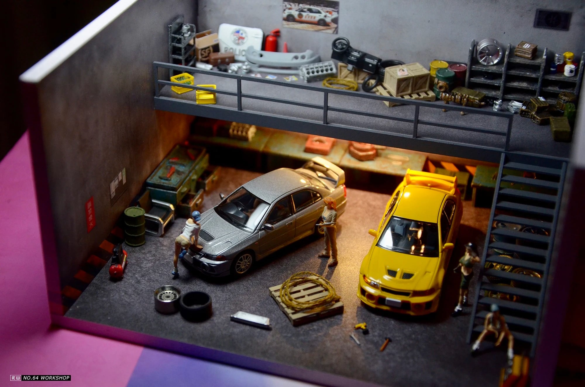 イグニッションモデル 1/64 地下駐車場 ジオラマ|ミニカー イグニッションモデル 1/64 地下駐車場 ジオラマ|ミニカー
