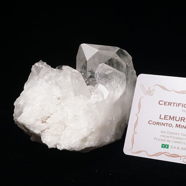 水晶 クラスター ブラジル ミナスジェライス州 コリント産 レムリアンシード 証明書付属 一点物 282-546