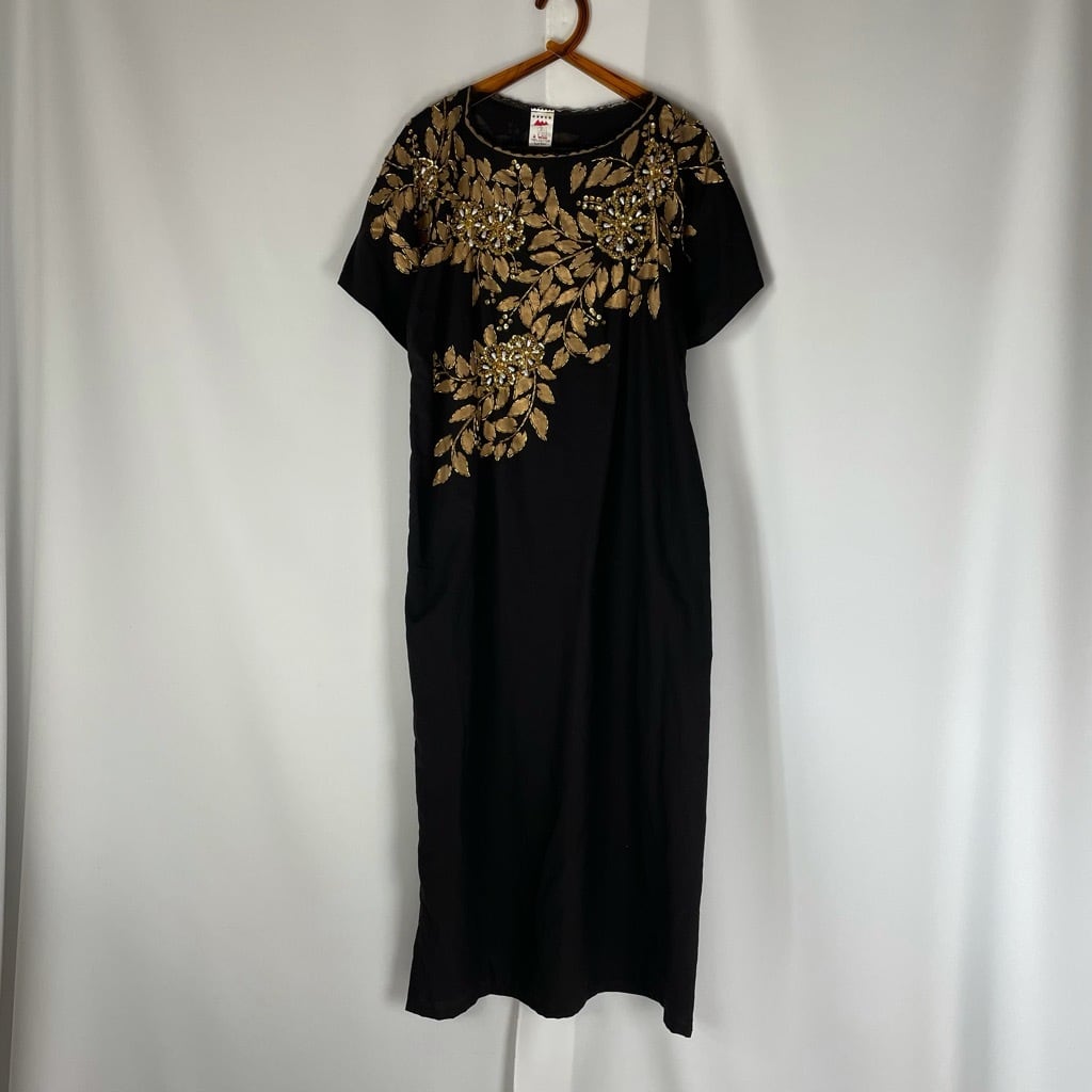 ブラック×ゴールド刺繍ワンピース◎ | Boutique888 ブラック×ゴールド刺繍ワンピース◎ | Boutique888