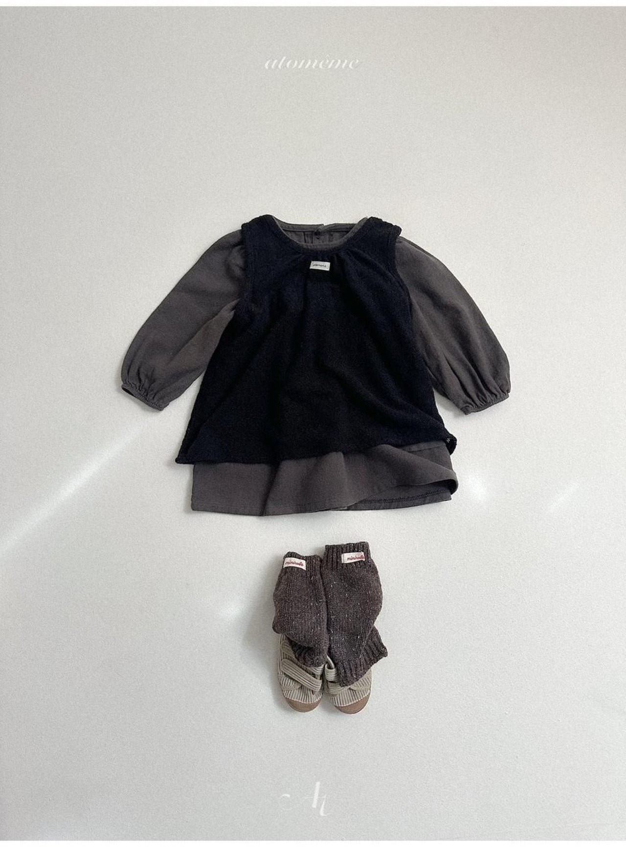 〖取寄〗韓国子供服 / 26winter / atomeme / アデルビスチェ / キッズ *S~XL*
