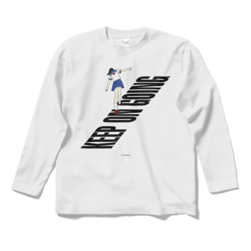 ecobad  ロングスリーブTシャツ（keep on going）